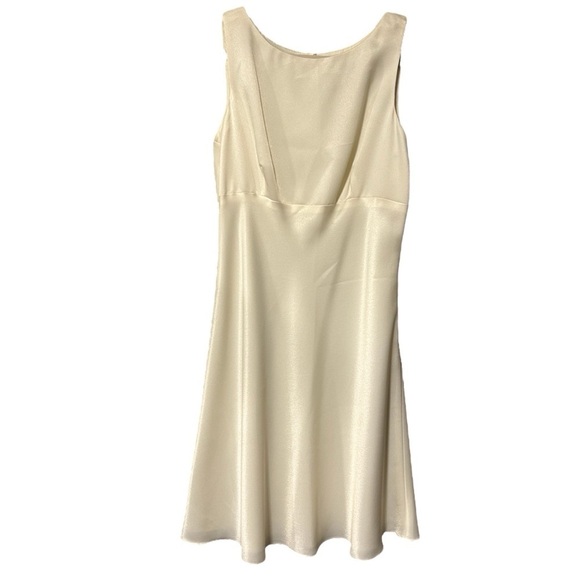 Ann Taylor Women’s Size 12 Off-White Flattering Formal Dress - Picture 3 of 4